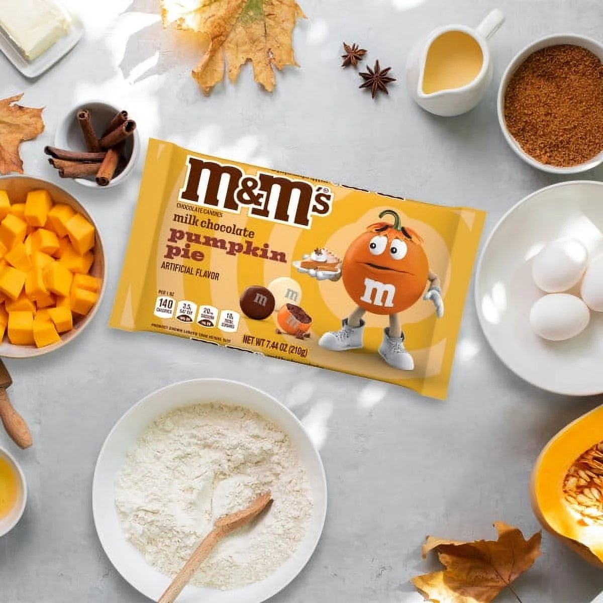 Pumpkin Pie Milk Chocolate Candy - 7.44 Oz Bag