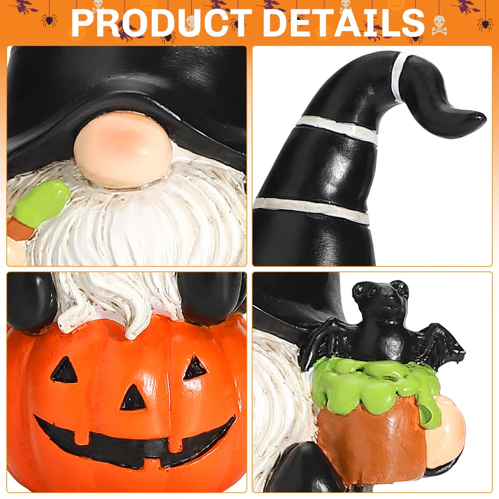 Adorable 2-Pack Halloween Gnomes - Perfect Indoor Decorations & Unique Halloween Gifts!