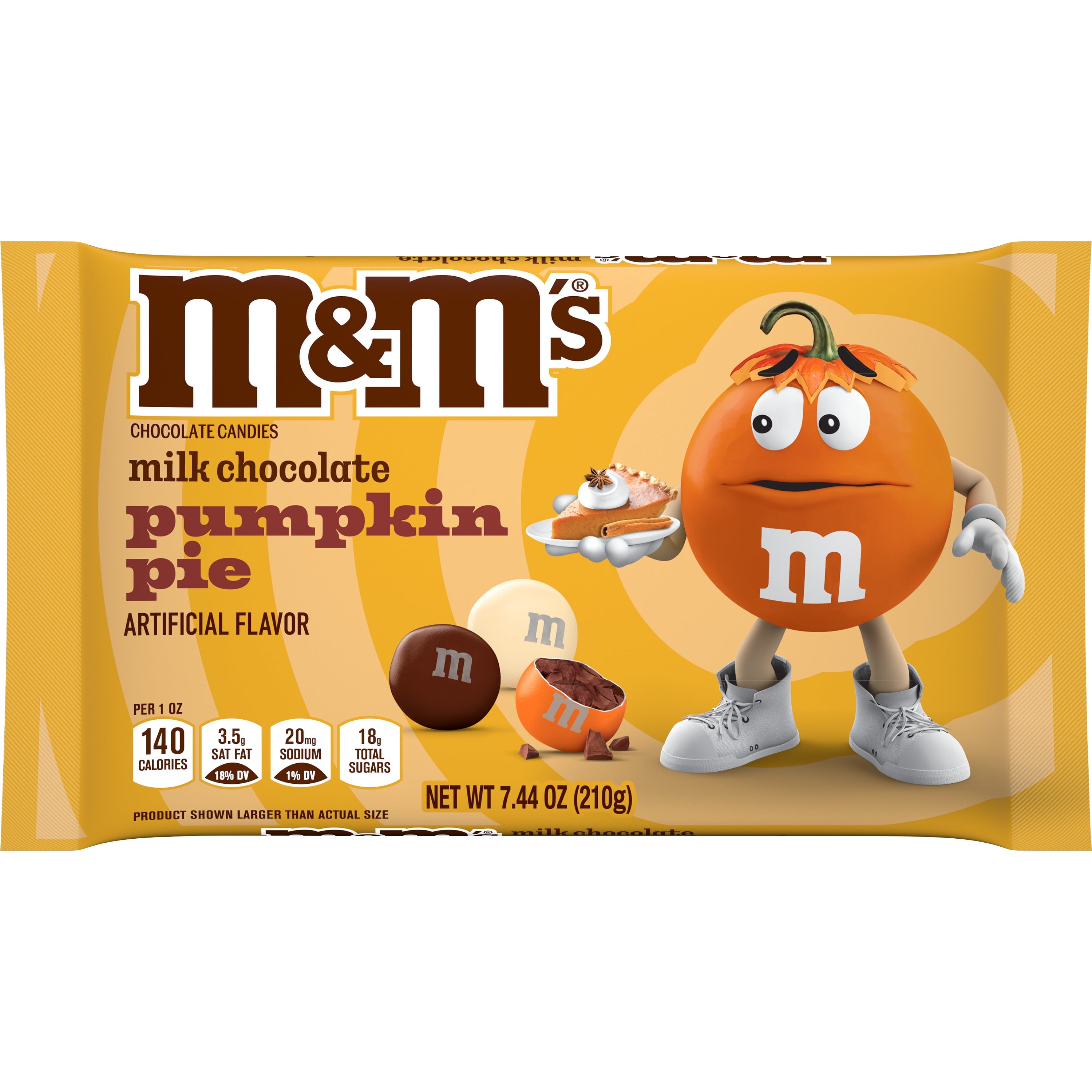Pumpkin Pie Milk Chocolate Candy - 7.44 Oz Bag