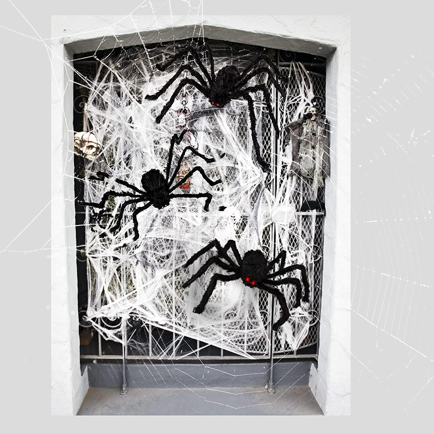 6 FOOT TALL SPIDER!! Halloween Decoration. 